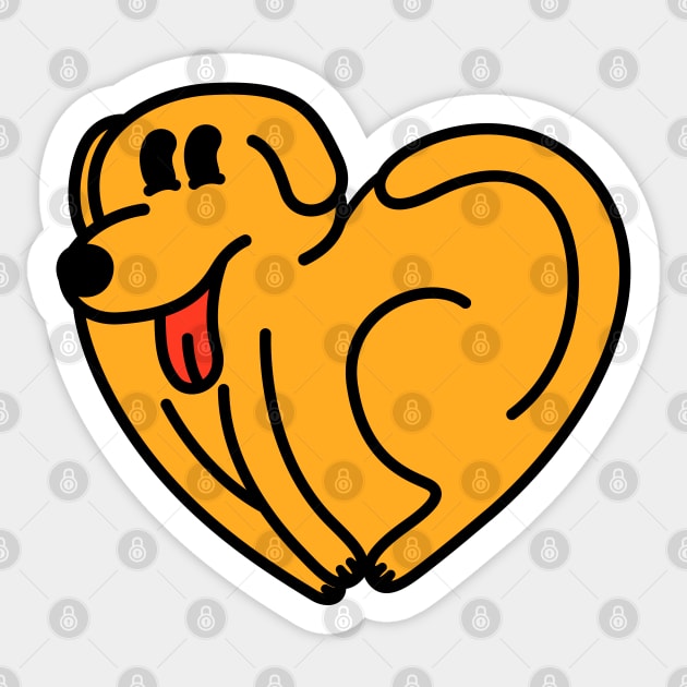 Dog Love Dog Heart Sticker by imotvoksim